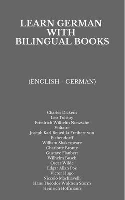 Learn German with Bilingual Books