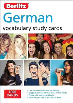 Berlitz Language: German Vocabulary Study Cards