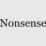 More Nonsense