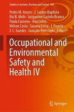 Occupational and Environmental Safety and Health IV Occupational and Environmental Safety and Health IV