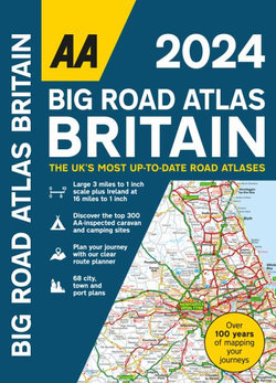 Big Road Atlas Britain 2024 2024