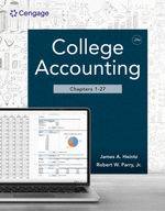 College Accounting, Chapters 1-27 College Accounting, Chapters 1-27