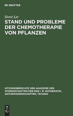 Stand Und Probleme Der Chemotherapie Von Pflanzen