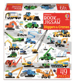 Usborne Book and Jigsaw: Diggers and Cranes