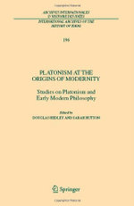 Platonism at the Origins of Modernity