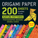 Origami Paper 200 Sheets Nature Patterns 6 (15 Cm) Origami Paper 200 Sheets Nature Patterns 6 (15 Cm)