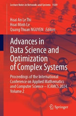 Advances in Data Science and Optimization of Complex Systems