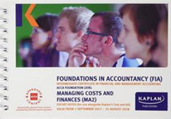 MA2 Managing Costs and Finance - Pocket Notes