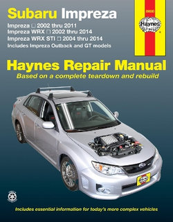 Subaru Impreza and WRX Automative Repair Manual