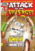 Attack of the Sausages - Kev F's Comic Art Masterclass Annual 2025 Colour Edition