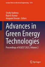 Advances in Green Energy Technologies