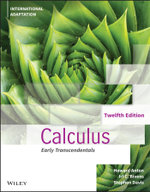 Calculus: Early Transcendentals, International Adaptation