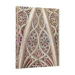Vault of the Milan Cathedral (Burgundy) (Duomo di Milano) Ultra Lined Softcover Journal (Elastic Band)