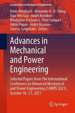 Advances in Mechanical and Power Engineering Advances in Mechanical and Power Engineering