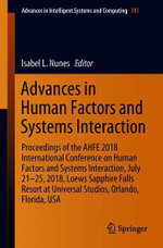 Advances in Human Factors and Systems Interaction