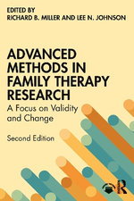 Advanced Methods in Family Therapy Research Advanced Methods in Family Therapy Research
