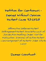 Petition for Certiorari Denied Without Opinion: Patent Case 93-1518