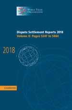 Dispute Settlement Reports 2018