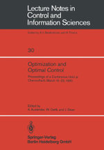 Optimization and Optimal Control