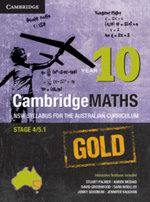Cambridge Mathematics GOLD NSW Syllabus for the Australian Curriculum Year 10  Pack (Textbook and Interactive Textbook)