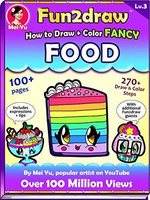How to Draw + Color Fancy Food - Fun2draw Lv. 3