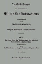 Berichte über Die Wirksamkeit des Alkohols Bei der Händedesinfektion