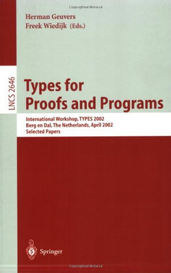 Types for Proofs and Programs