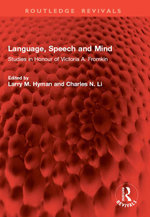 Language, Speech and Mind
