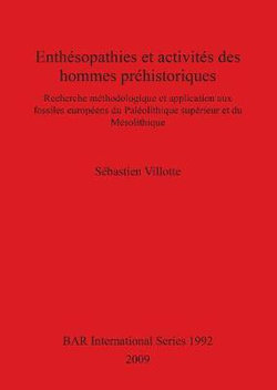 Enthesopathies et activites des hommes prehistoriques