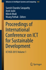 Proceedings of International Conference on ICT for Sustainable Development