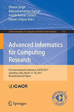 Advanced Informatics for Computing Research