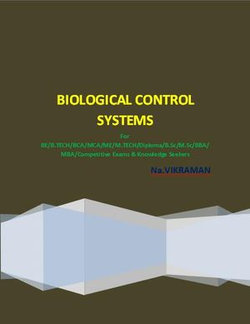BIOLOGICAL CONTROL SYSTEM