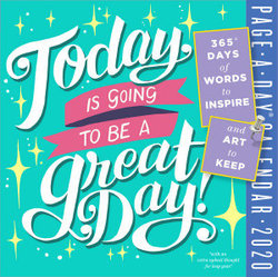 2020 Today is Going to be a Great Day! Colour Page-A-Day Calendar