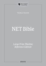NET Bible, Large Print Thinline with Cross References