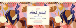 Posh: Perpetual Desk Pad Undated Weekly Calendar