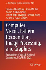 Computer Vision, Pattern Recognition, Image Processing, and Graphics