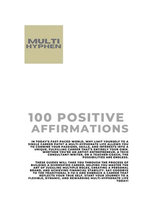 100 Affirmations: multi-hyphen