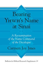 Bearing Yhwh’s Name at Sinai