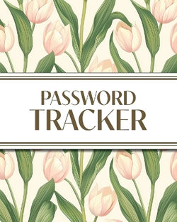XL Large Print Password Tracker (Pink Tulips) XL Large Print Password Tracker (Pink Tulips)
