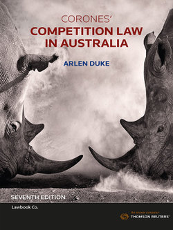 Corones' Competition Law in Australia