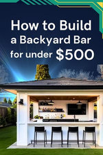 How to Build a Backyard Bar for under $500