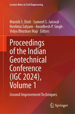 Proceedings of the Indian Geotechnical Conference (IGC 2024), Volume 1