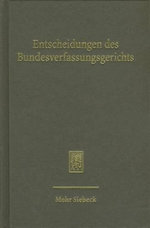 Entscheidungen des Bundesverfassungsgerichts (BVerfGE)