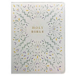 NLT Wide Margin Bible, Filament Enabled (LeatherLike, Grace & Bloom, Red Letter)