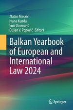 Balkan Yearbook of European and International Law 2024