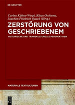 Zerstoerung von Geschriebenem