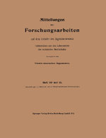 Mitteilungen Über Forschungsarbeiten