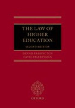 The Law of Higher Education