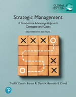 Strategic Management: A Competitive Advantage Approach, Concepts and Cases, Global Edition