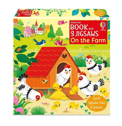 Usborne Book and 3 Jigsaws: On the Farm Usborne Book and 3 Jigsaws: On the Farm